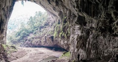 enormous cave