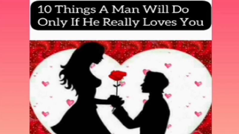 Man Really Loves